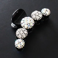 Crystal Hair Claws Colorful Shiny Hairclip Barrettes Women High Quality Hair Clip Rhinestone Hairpins Hair Accessories