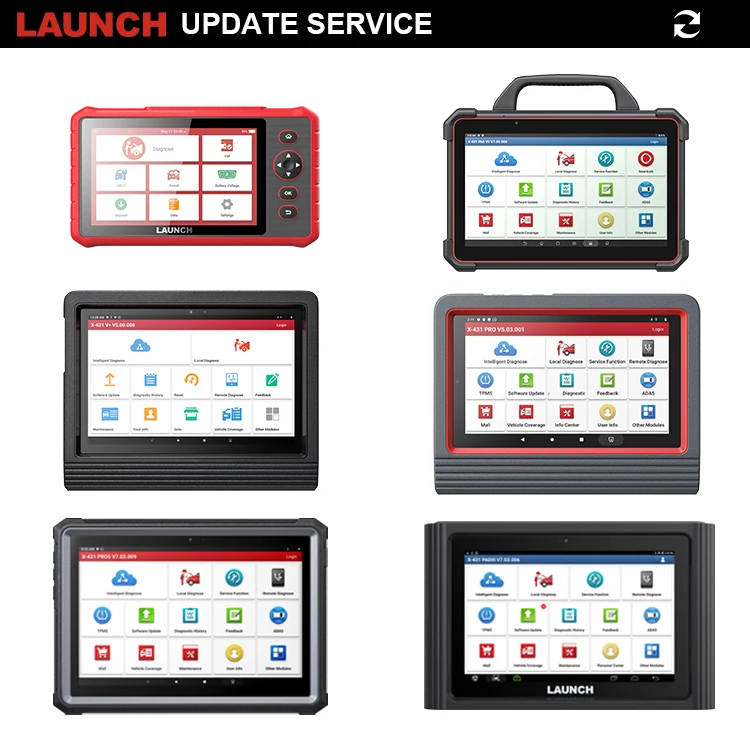 launch update software X431 PAD VII ELITE PRO5 V PLUS PROS V IMMO PLUS IMMO ELITE CRP ONLINE