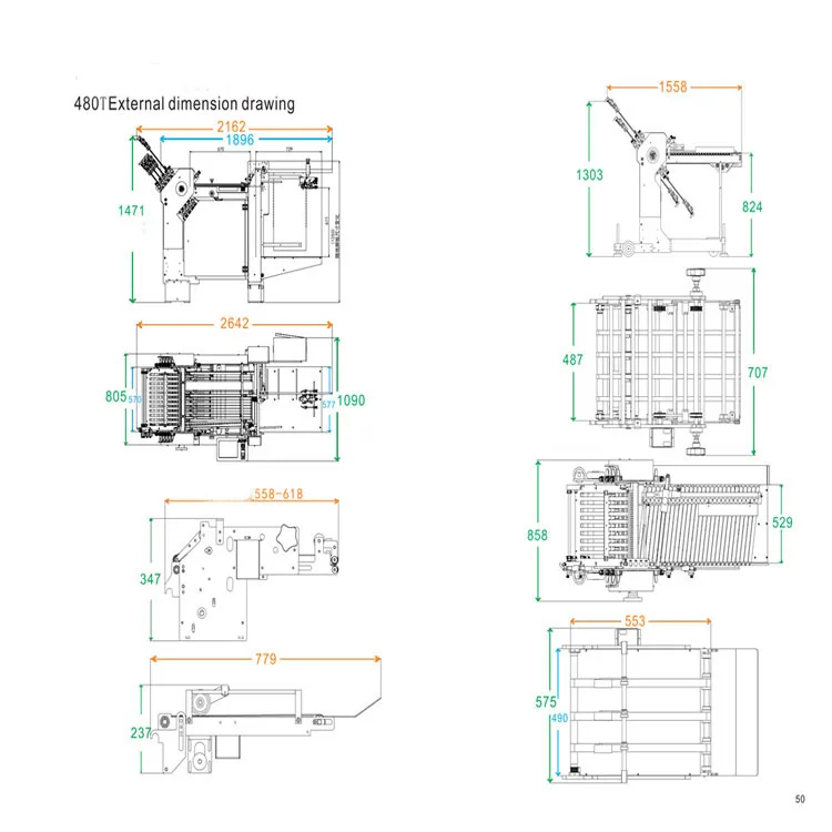 Professional Manufacture Automatic Paper Paper Roll To Sheet Cutting Machine