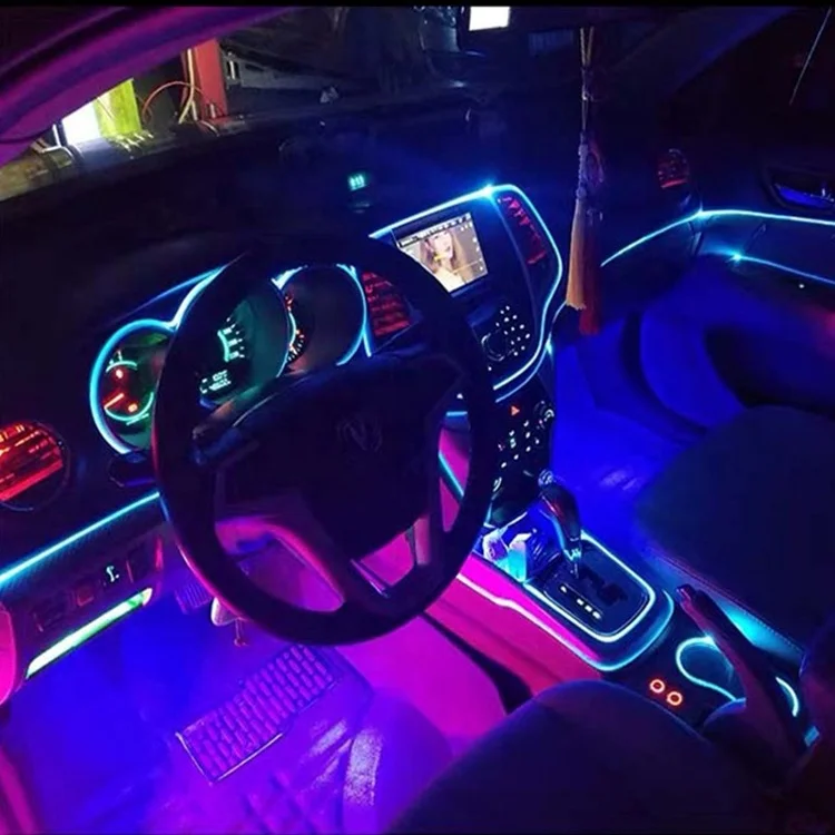 3MM OD Skirt  Side Glow Fiber Optic for Car Shoes Pad - Side Light Plastic  Fiber - Side Emitting Fiber Optic tube  Lighting