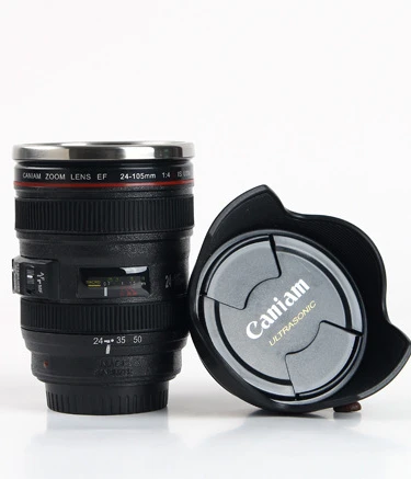 The manufacturer wholesale creative household daily use 24-105 fourth generation SLR camera lens cup can print LOGO