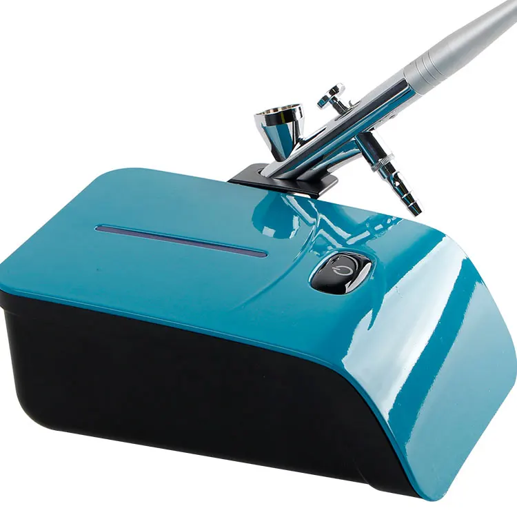 Портативный набор для нанесения основы под макияж мини-Аэрограф компрессор макияжа и ногтей