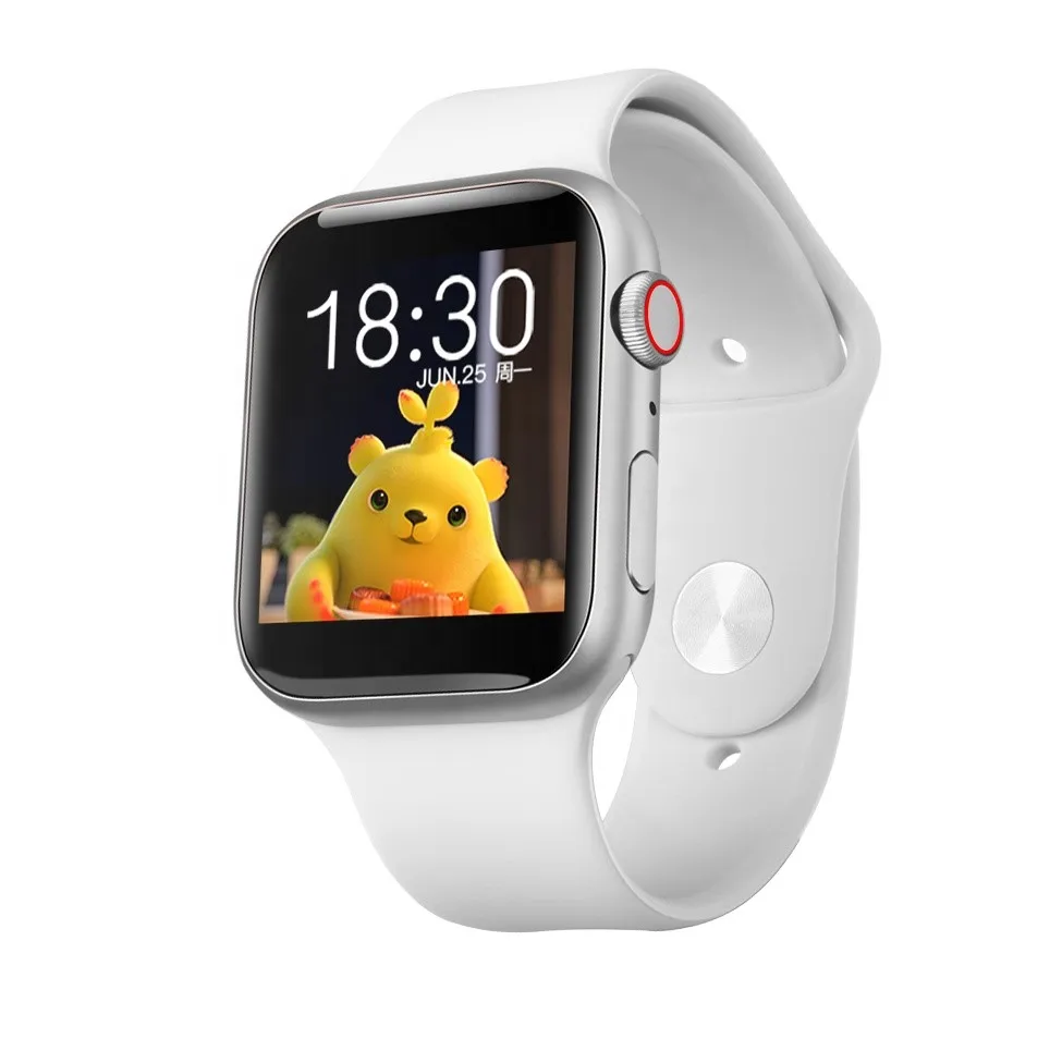  Для apple watch i7s series 5 1:1 Смарт-часы с ЭКГ пульсометром Магнитная Зарядка pk iwo 8 9 10 W34