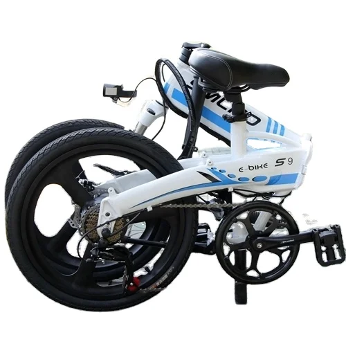 Алюминиевый сплав складной каркас электрические велосипеды 350 Вт 20 дюймов шины, фара для электровелосипеда