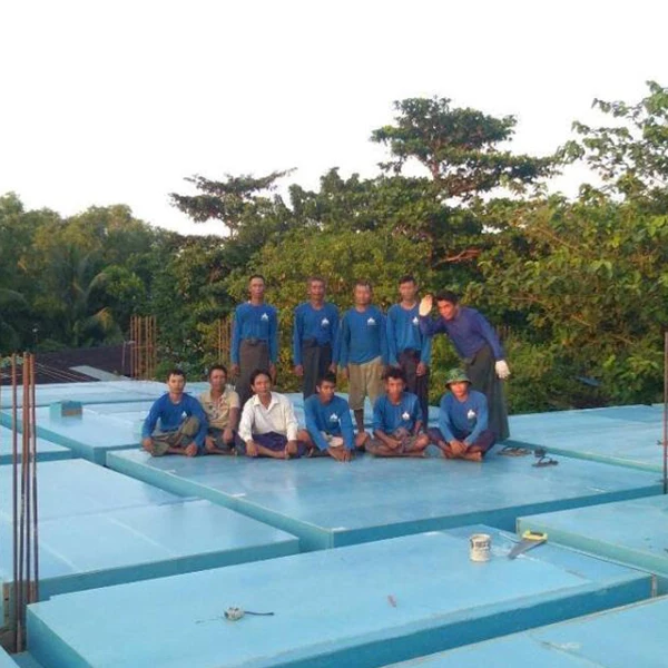 Best Quality plywood formwork plastic panel for concrete system pvc plastic wall formwork