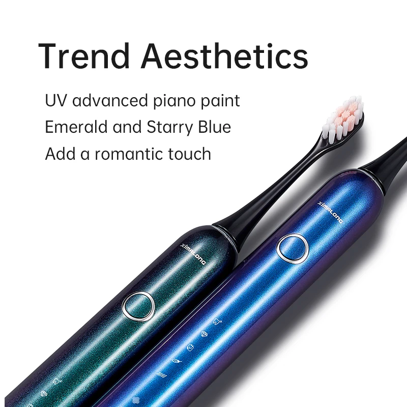 Высококачественная электрическая зубная щетка с низким уровнем шума 60 дБ в течение 200 дней