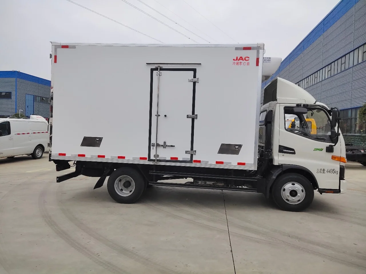 JAC V5 brand  refrigerated  box vehicle