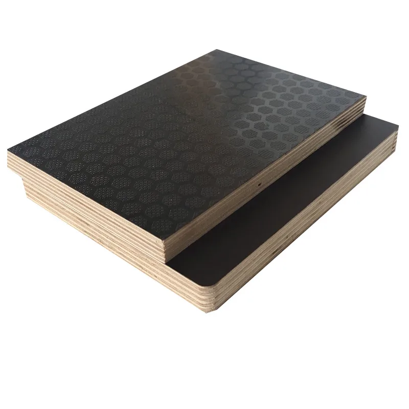 wholesale price phenolic rice resin hexagon resin mesh resin faced non slip plywood high quality for flight case