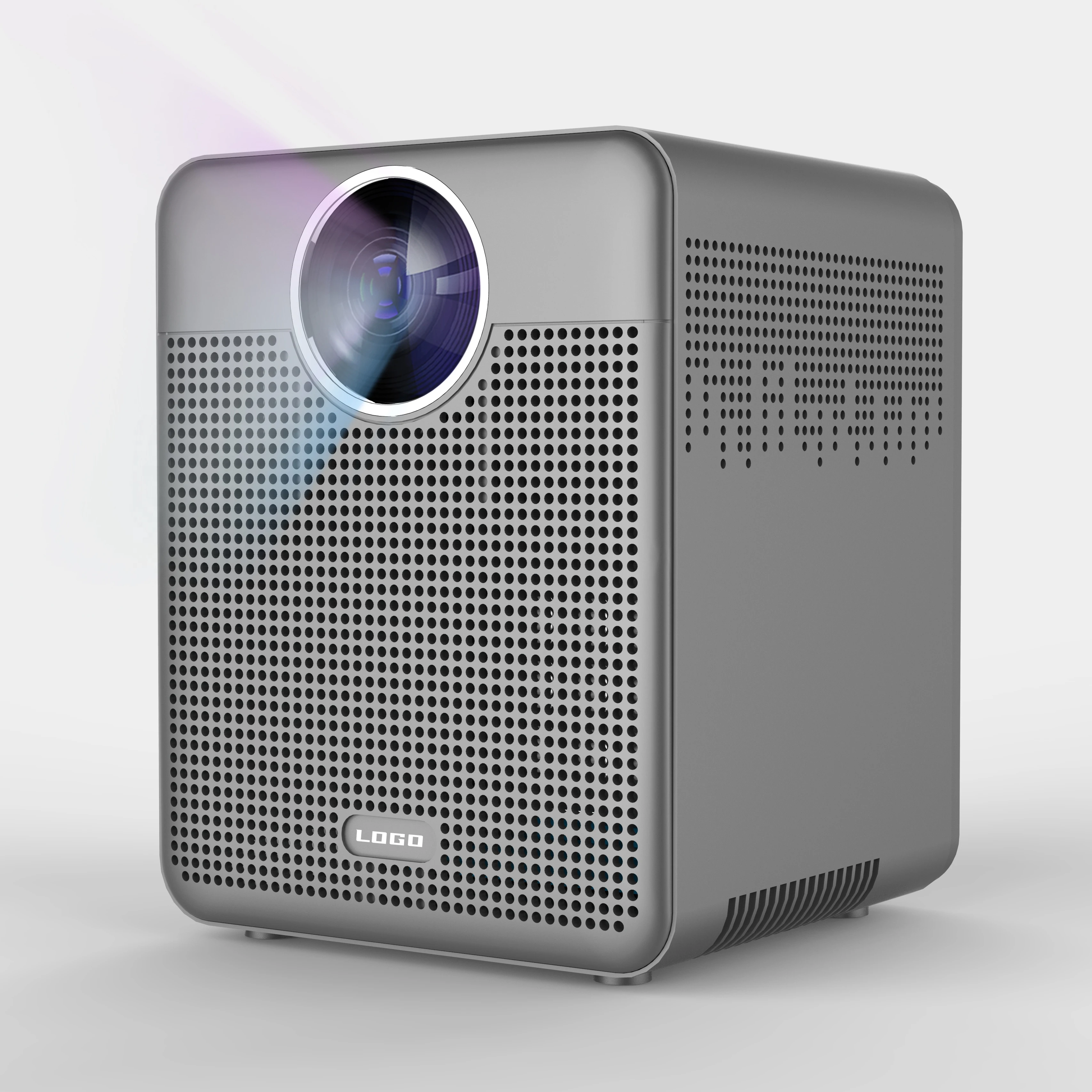 Omikai Home Theater with 8000 Lumens High Brightness Pico Projector  Business LED Speaker Focus Lamp Battery Style Chip Outdoor