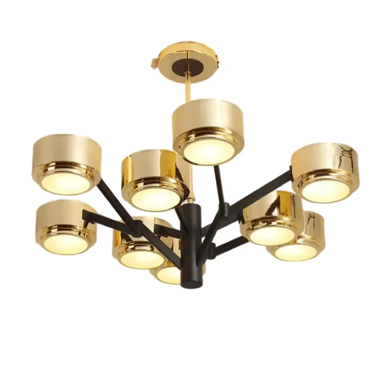 Contemporary Luxury LED Multi Head  Chandelier Glass Bubble Pendant Light/ Metal Branch Ceiling Lamp