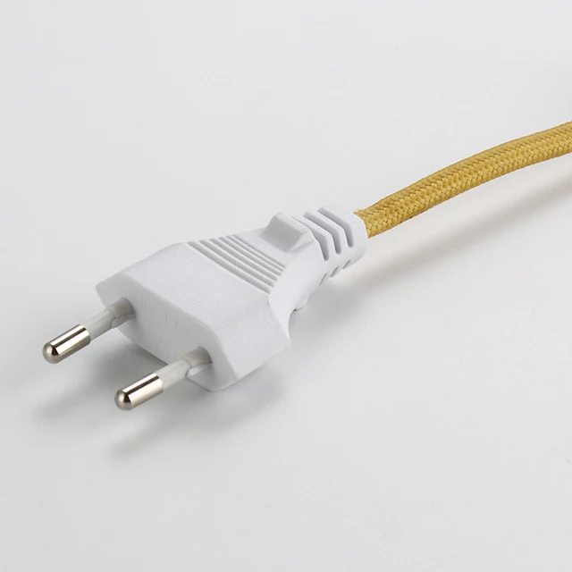 VDE Certified Colored European Standard 2-Core with 303 Switch Flat Power Cord Set
