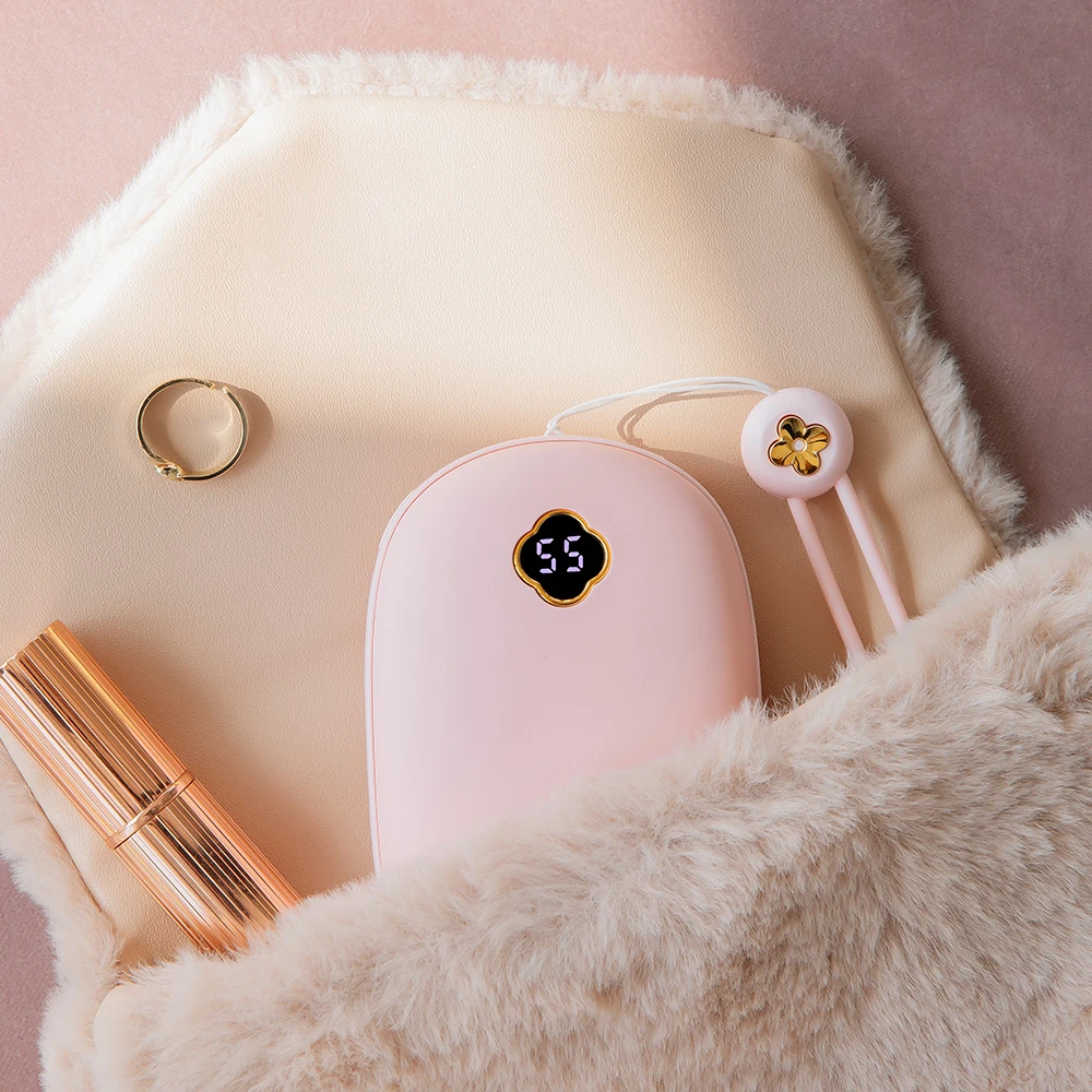 New Arrivals Korea winter USB Rechargeable cute mini pocket Hand Warmer portable 10000mAh electric power bank hand warmer