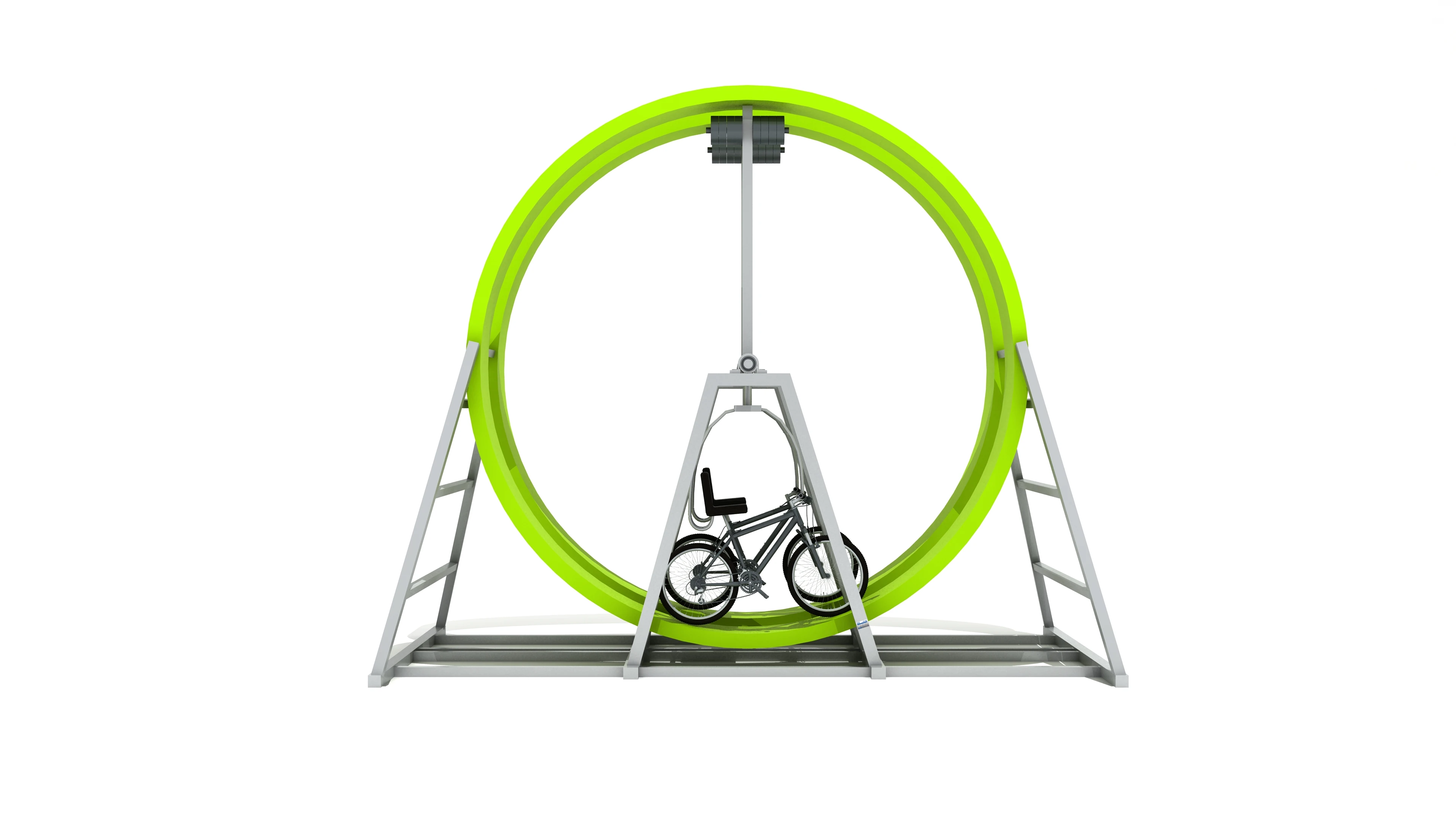 360 Degree Flying Bike for Outdoor Playground Amusement for Backyard Carnivals and Sale of Manpower Flying Bike Rides Equipment