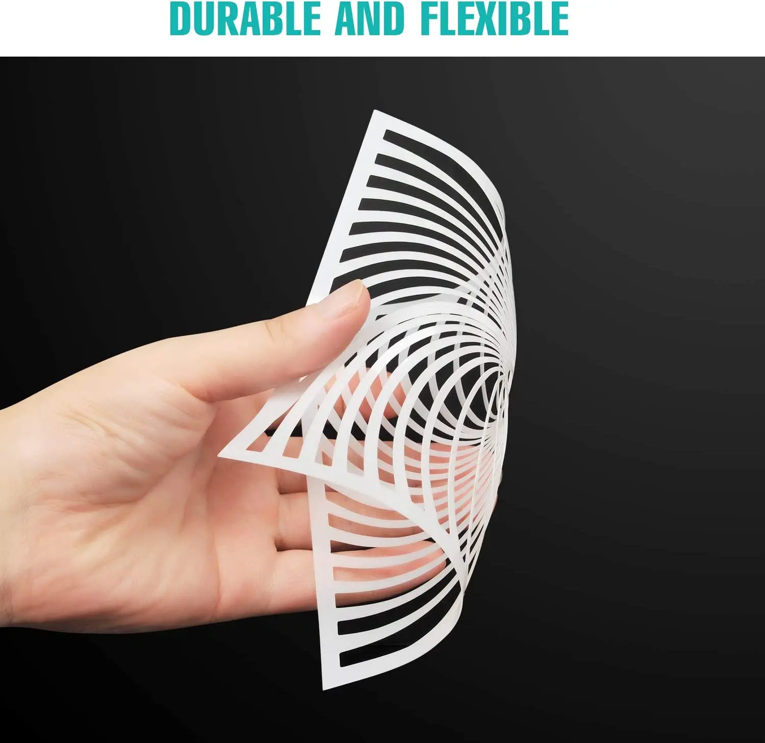 25-Pack Geometric Stencils 6 x 6 Inch Painting Templates for Scrapbooking Cookie Tile Furniture Wall Floor Decor Craft Drawing T