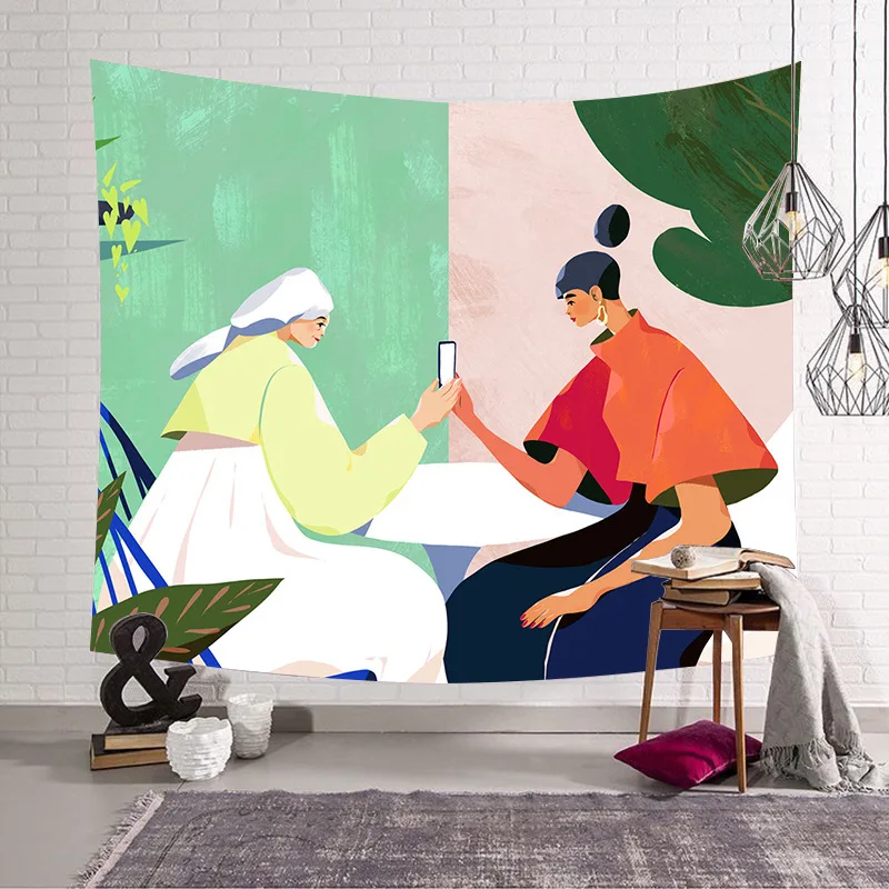 Hot Selling Machine Washable Art Decor Tapestry Wall Hanging Bedroom