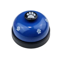 Color footprints fun press the bell dog trainer food bell pet trainer dog training supplies
