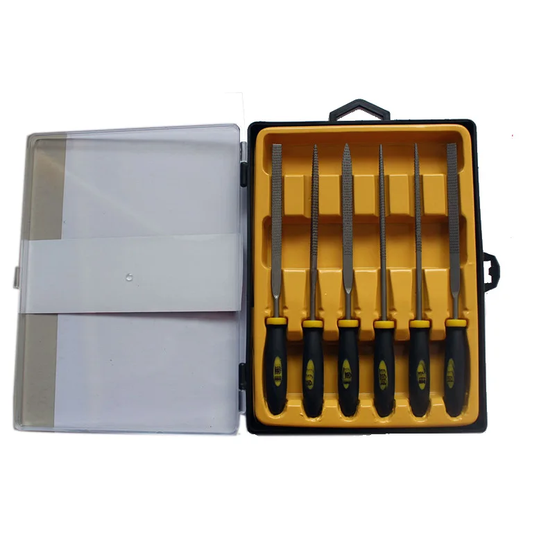 3x140mm 6Pcs Needle Rasps Mini File Set In Plastic Box