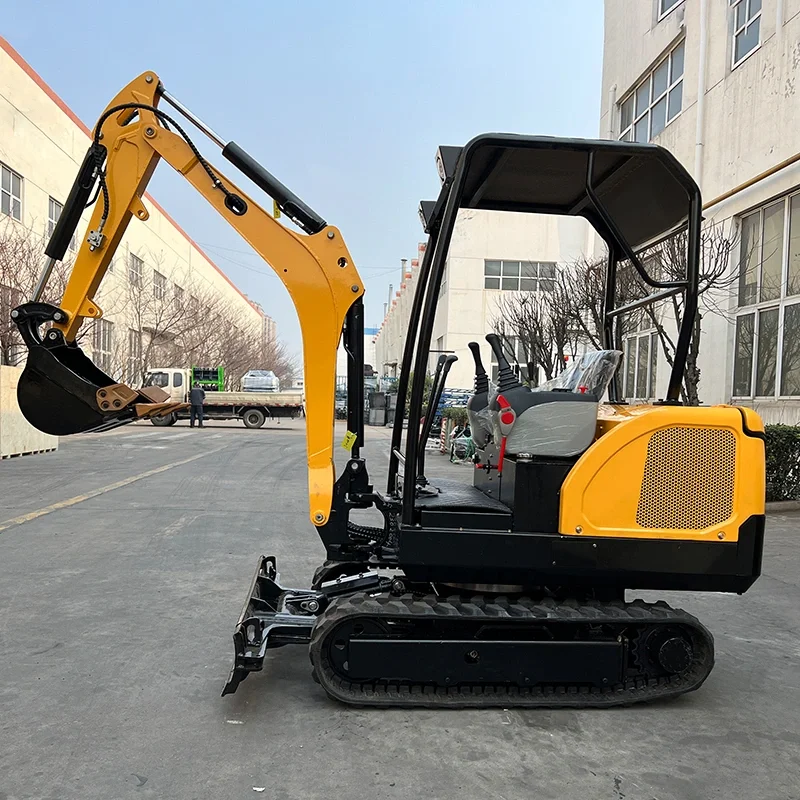EPCN 2 ton Mini Excavator Hydraulic Perkins 1.8 ton Small Excavator imported Hydraulic Zero Tail Steel Track 2.5 ton mini digger