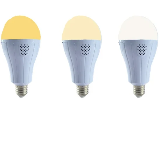 Detachable Dual Battery Powered Back Up LED Light Bulb Emergency 15W Rechargeable Emergency Bulb for Power Outage