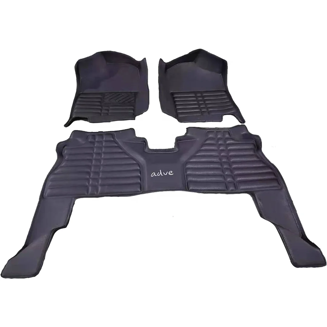 High quality Waterproof Easy cleaning Leather 5d Foot Mat Car Mats For Mitsubishi Adventure For Mitsubishi Freeca