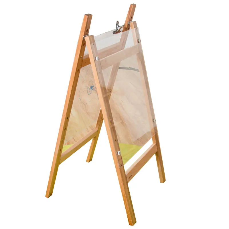 Nashow Kid Wooden Drawing Easel Kids Easel Baby Wooden Easel Board Solid Wood Children Play Toy New Design Toddler Furniture