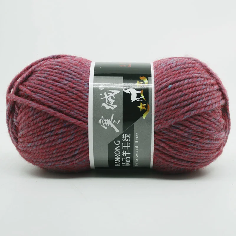 Recycled Wool Hand Knitting Yarns Blended Dyed Wholesale Crochet Yarn Wholesalers