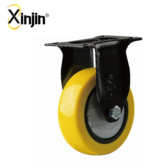 3inch ball bearing medium duty solid PVC/rubber wheelchair caster wheel