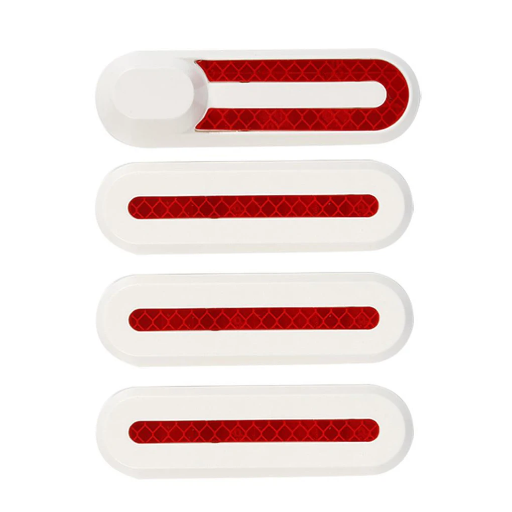 Electric Scooter Front and Rear Fork Decorative Cover with Reflective Sticker for M365 Scooter Accessories Parts