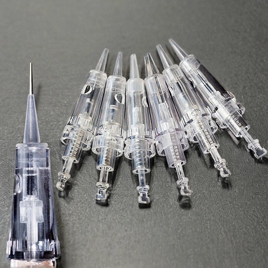 Disposable Tattoo Needle Tattoo Micro Blade Micro Tube Micro Pigment Needle Body Permanent Makeup Tattoo Needle Syringe