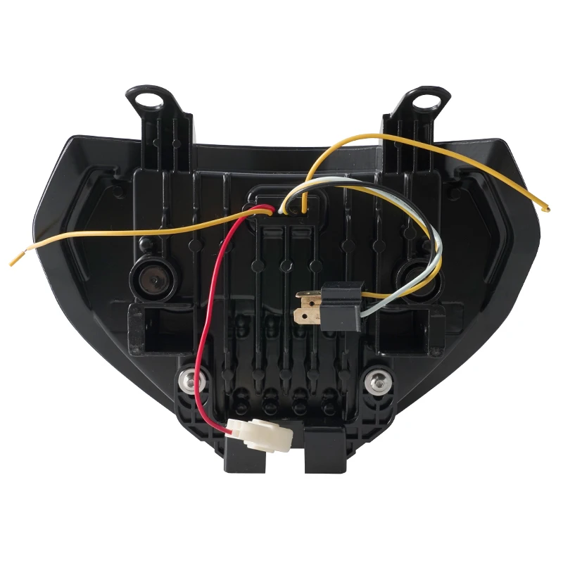 YongJin drl headlight with yellow turn signal light and HI/LO beam For YAMAHA MT09 FZ09 2014 2015 2016 For MT07 2018 2019