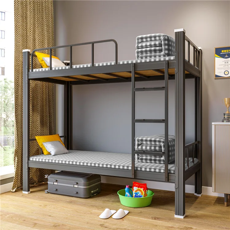 Bedroom Furniture Multi-Model Bunk Bed Kids With Stairs Metal Double Decker Dormitory Bed For Adult