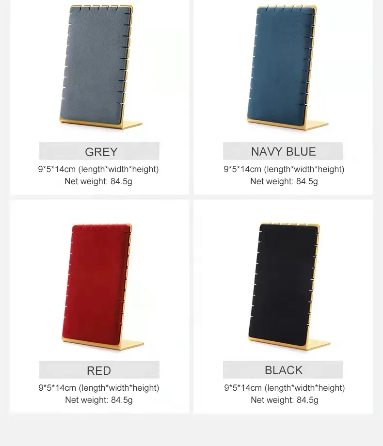 Wholesale Microfiber Trinket Tray Velvet Bracelet Earring Necklace Pendant Ring Display Jewelry Tray