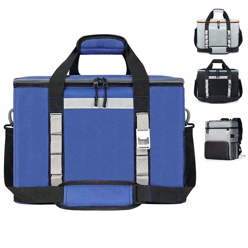 Custom ice cream collapsible bottle beach wine gift courier takeaway mailer, lunch picnic insulation thermal cooler bags/