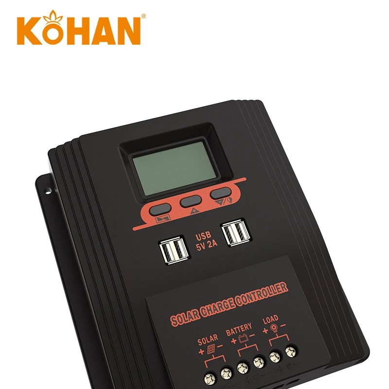 50/60/80/100A MPPT Solar Charge Controller Smart Display 12V 24V 48V Auto Solar Cell Panel Charger Regulator With Load