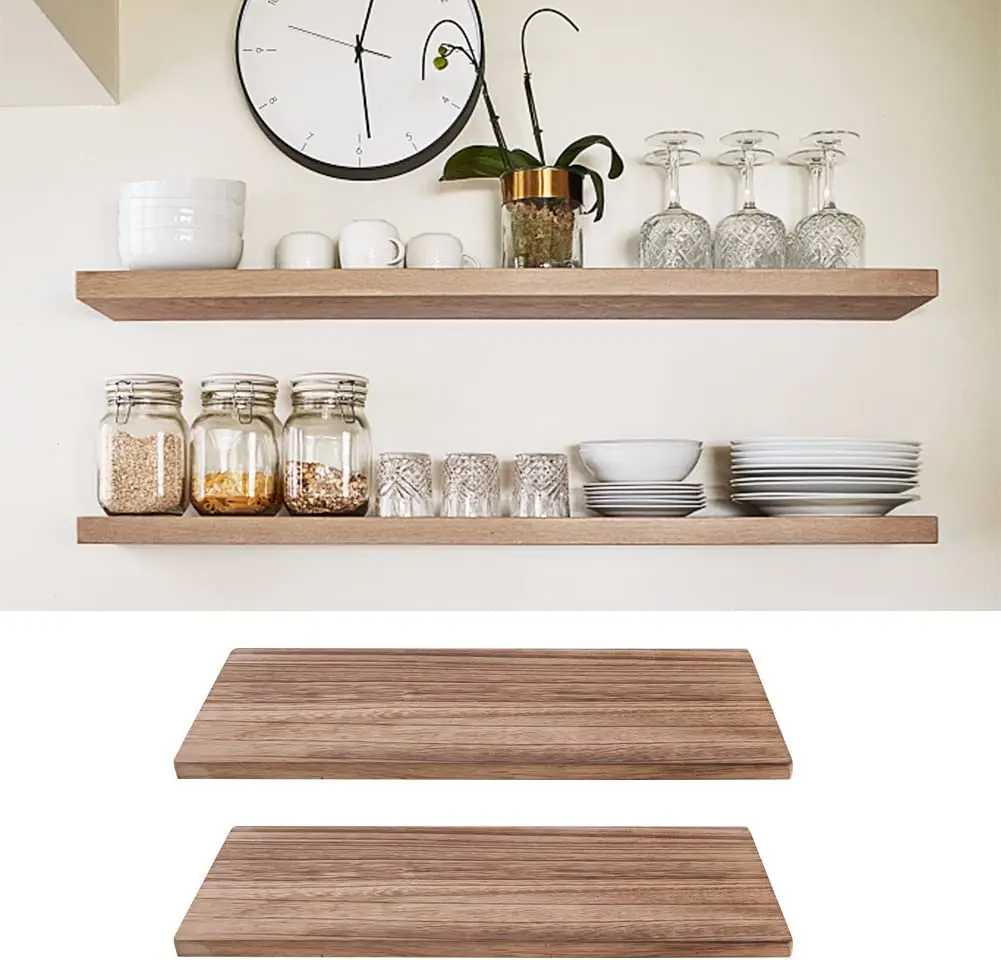 wood kitchen wall shelves wall wooden decor shelves