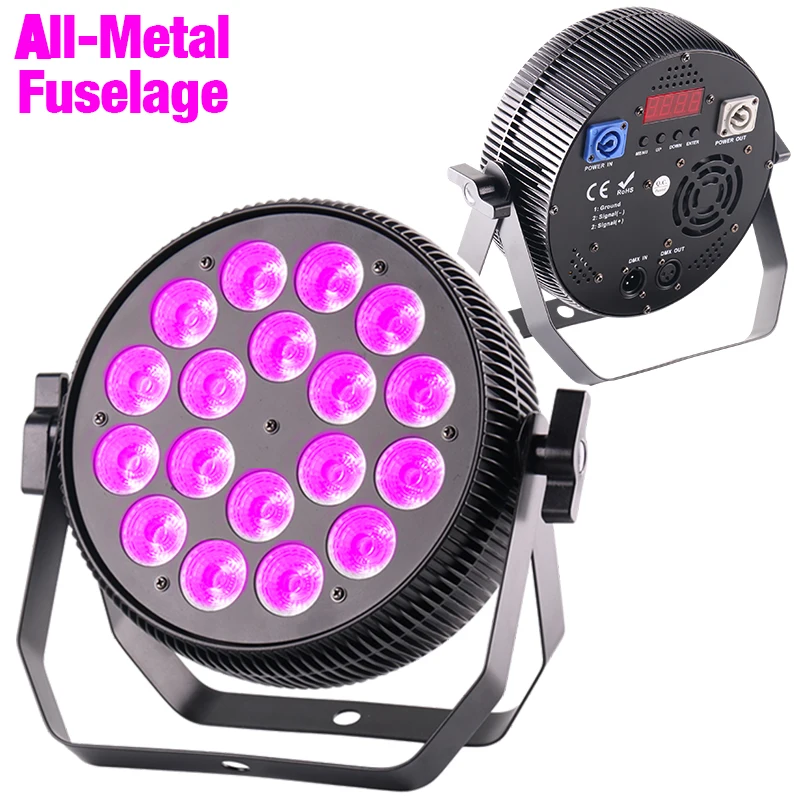 18 * 10w rgbw  led par light dmx stage light par 10w for DJ Disco show party Bar KTV