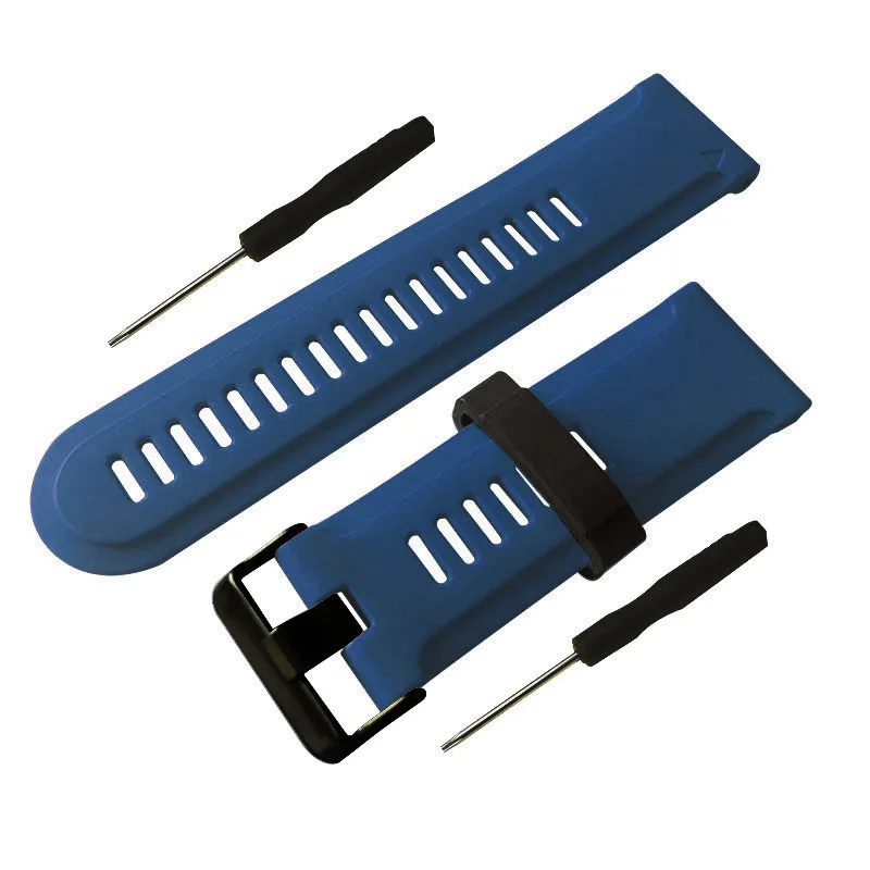 YHQ Silicone Rubber Replacement Watch Strap for Garmin Fenix 3 HR Fenix 6X 5X Plus Band