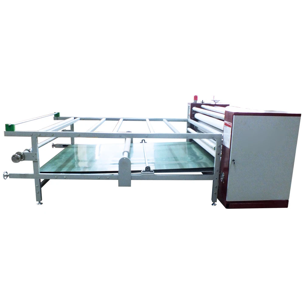 1.7m multi-function mini 360 sublimation transfer textile roll fabric rotary printing drum calender roller heat press machine