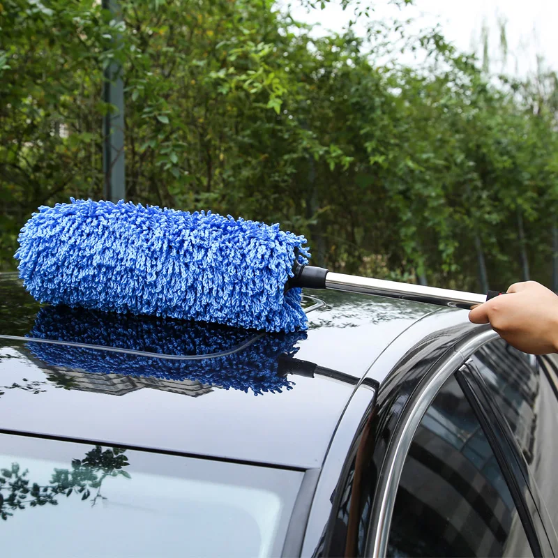 Extendable Handle Microfiber Car Duster Exterior for Car Truck SUV RV and Motorcycle