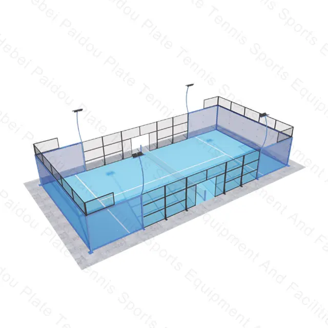 Custom Outdoor Padel Court Professional Competition Paddle Tennis Court