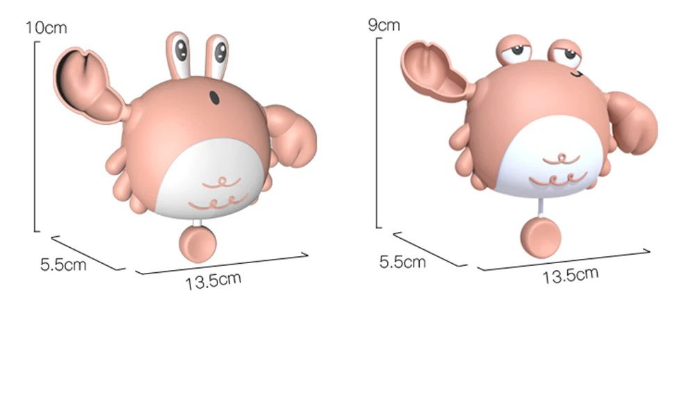 Baby Crab Water Bath Toys Sprinkler Bathtub Shower Pool Floating Ocean for Kids Girls Toddlers 1-3 Year Old Boys Gifts Bath Toys