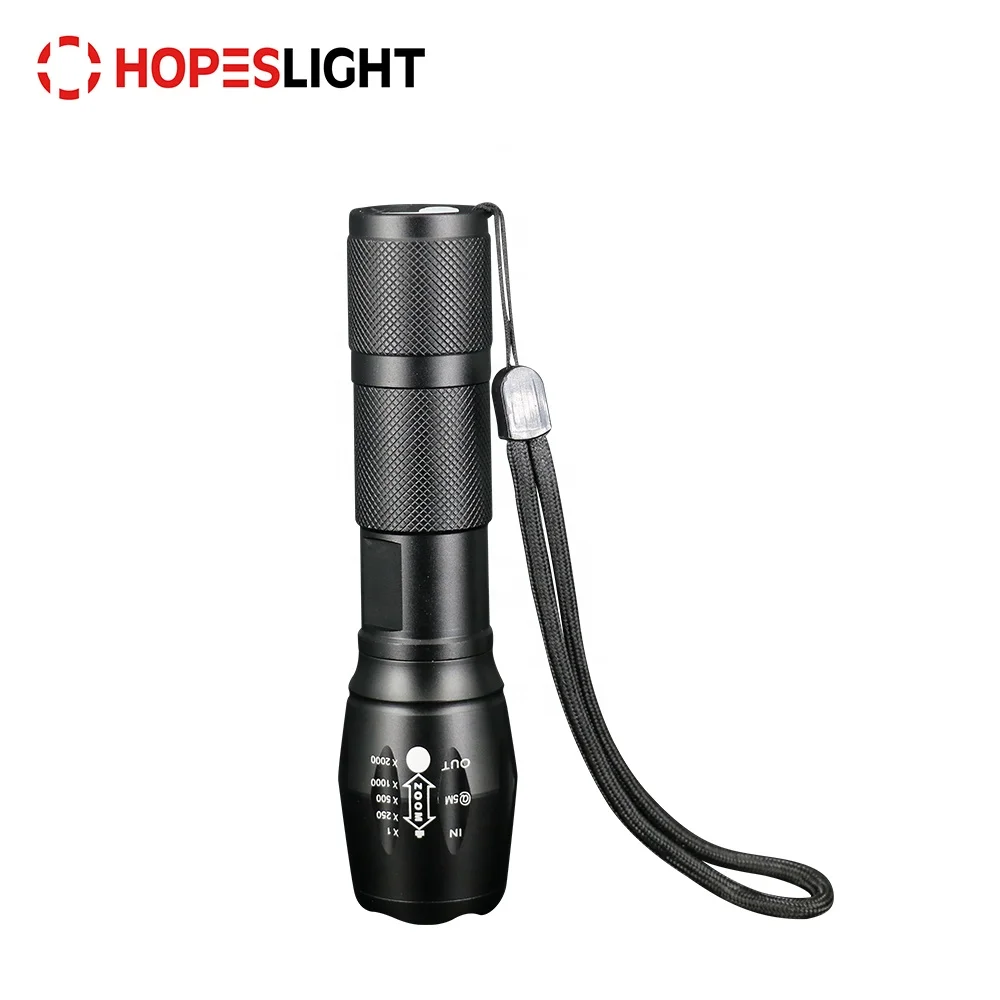 
Manufacturer supply pocket portable 18650 battery USB rechargeable mini super bright led flashlight 