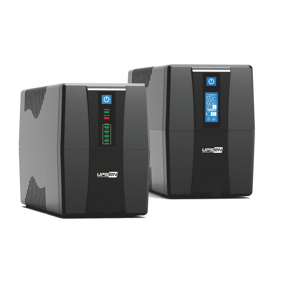 Line interactive UPS with LED or LCD Screen Backup ups 650va 1000va for Computer POS PC CCTV Cameras