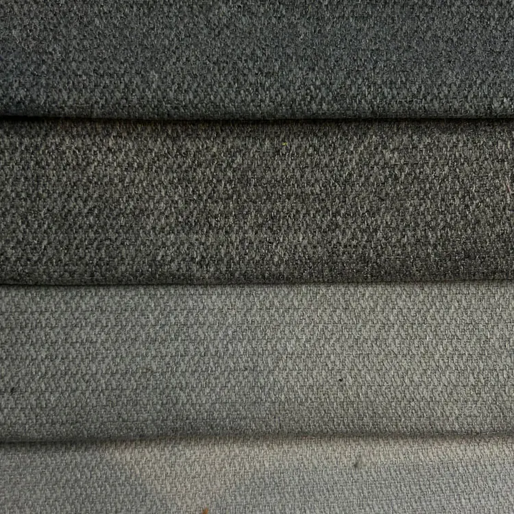 Linen Look Home Textile Fabric Multicolored Linen Fabric 100 Polyester Linen Fabric