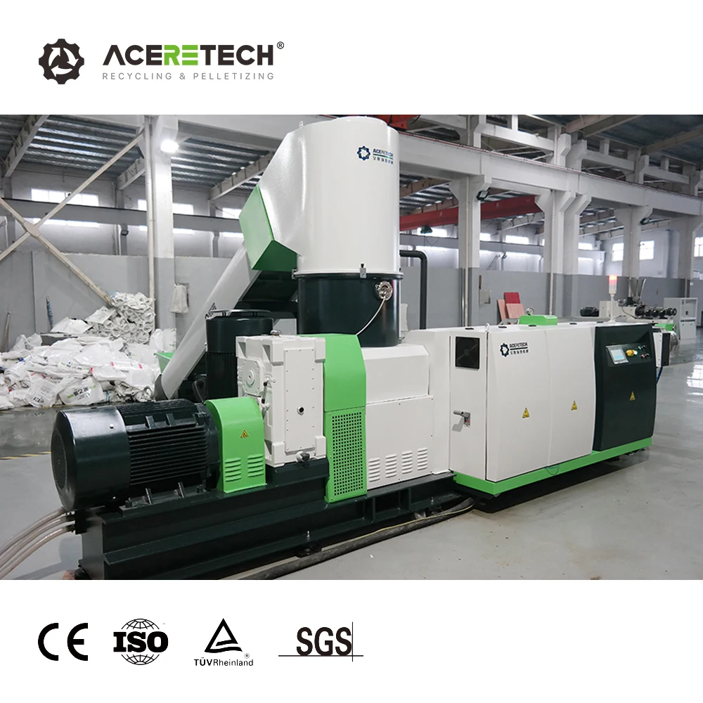 China Factory ACS-H800/120 Waste Plastic Soft Material Recycling PP Woven Bag Pelletizing Machine