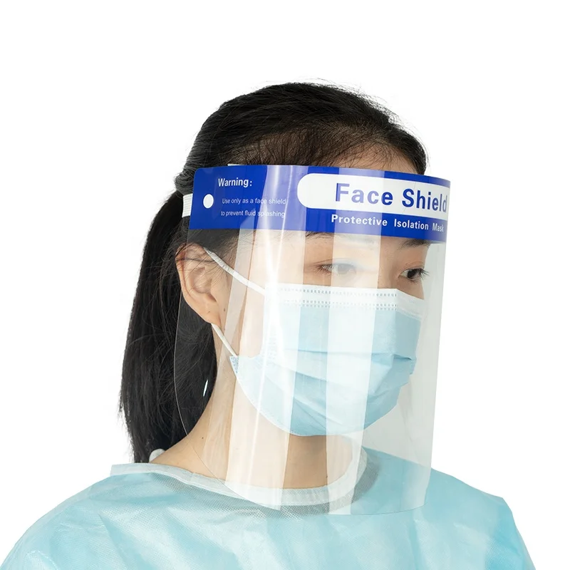 
Face mask breathable faceshield safety glasses face shield plastic 