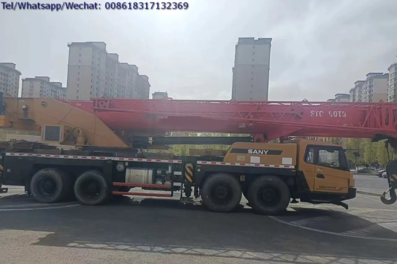 Competitive Price Sany 80 ton Truck Crane Good Condition Sany STC250 STC500 STC550 STC1000 Mobile Crane 100% Original For Sale