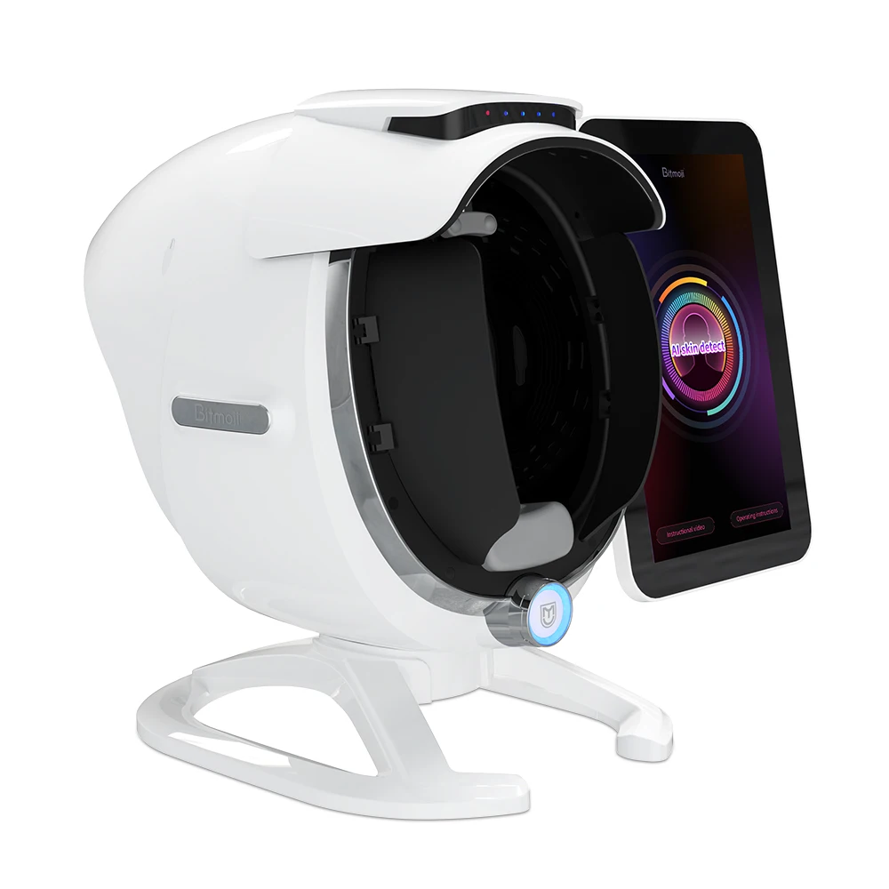 2024 2 in 1 A6 3D Intelligent AI Face Skin Analyzer with Microscopic Detector For Beauty Salon
