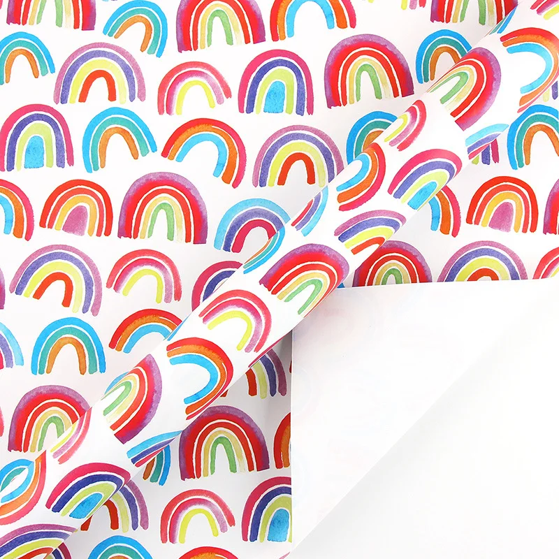 Hot Sale Wrapping Paper Thickened Colorful Cartoon Birthday Gift Wrapping Paper for Holiday Gift