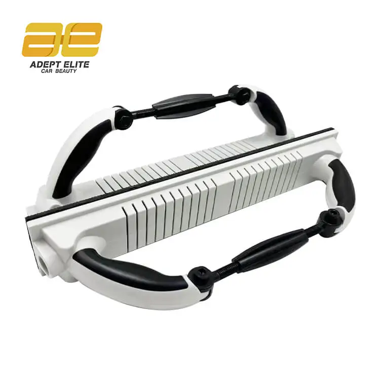 Adjustable Dust Free Vaccum Sander Longboard Hand Sanding Blocks with Hook & Loop Backing Handle Sander